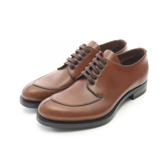 Prada brown leather dress shoes - Picture 1 of 7
